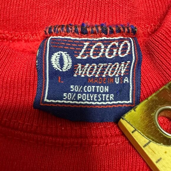 Vintage Louisville Cardinals Basketball Mens L MADE IN USA Sweatshirt 1992 NCAA - Picture 2 of 10